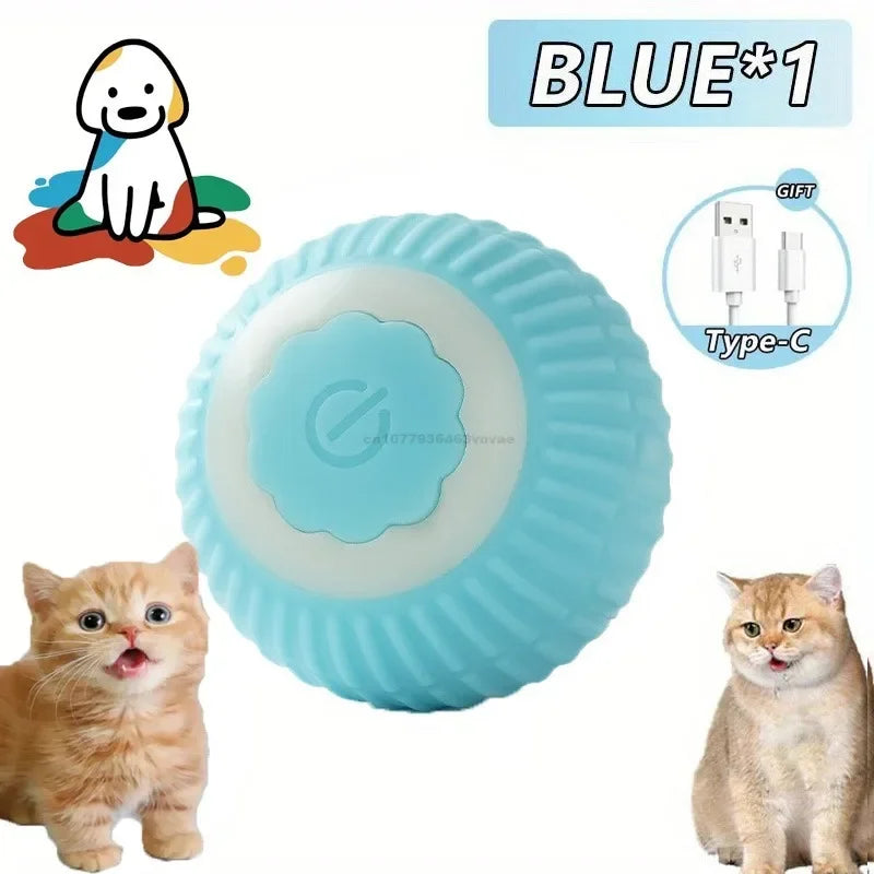 Cat Interactive Ball Smart Cat Toys Indoor Automatic Rolling Magic Ball Electronic Interactive Cat Toy Cat Game Accessories