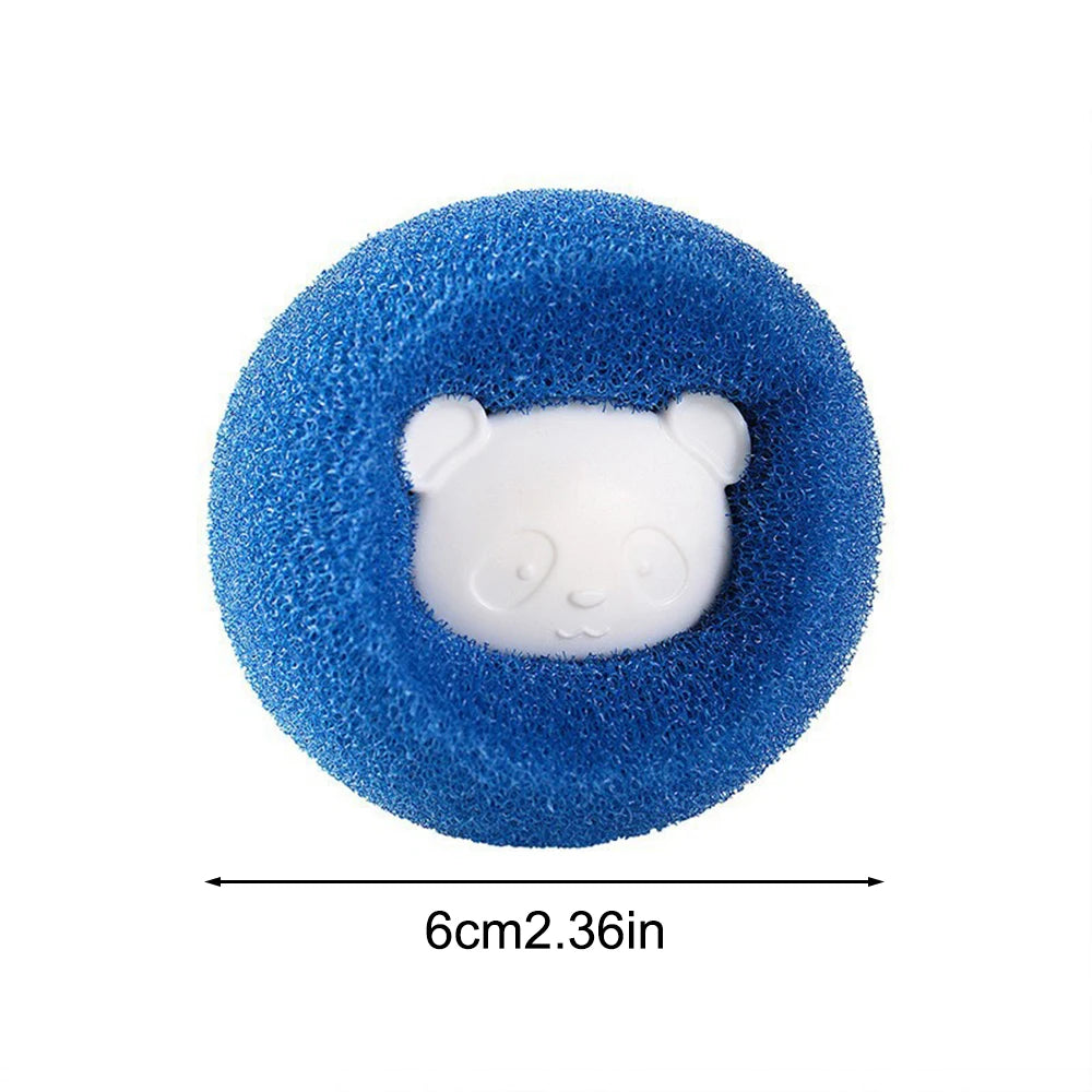 3PCS Reusable Hair Remover Washing Machine Hair Catcher Laundry Ball Dryer Ball for Clothing Dog Cat Pet Hair Remover