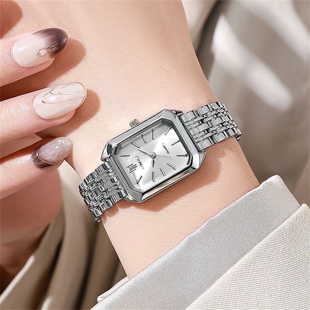 1PCS Fashion Women's Watch Luxury Trendy Versatile Quartz Watch Suitable for Daily Clothing Matching or As a Gift