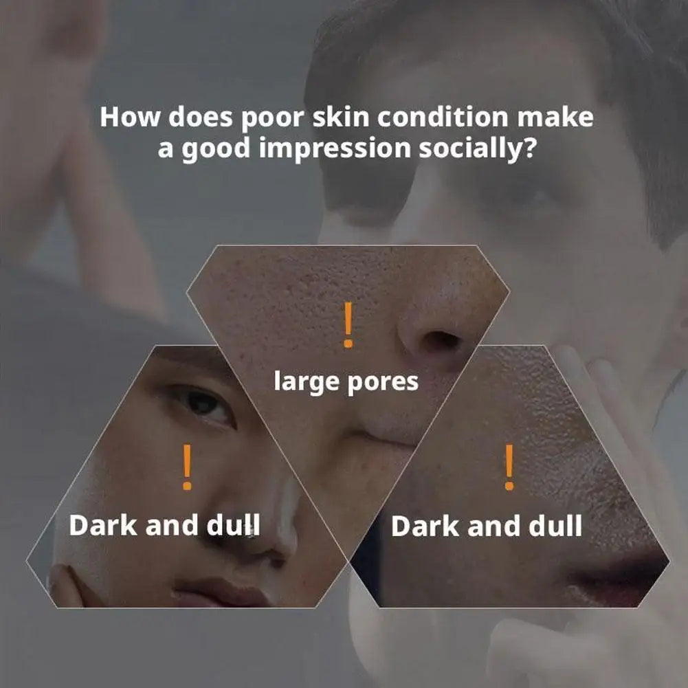 Men Hyaluronic Acid Face Cream Oil-Control Men Refreshing Nourish Day Cream Moisturizing Man Face Skin Care