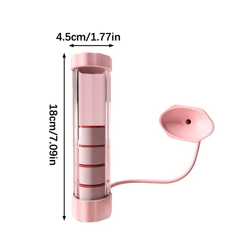 Premium Set of Abdominal Muscle and Lung Capacity Training Tools, Breathing Exercise Device for Men and Women
