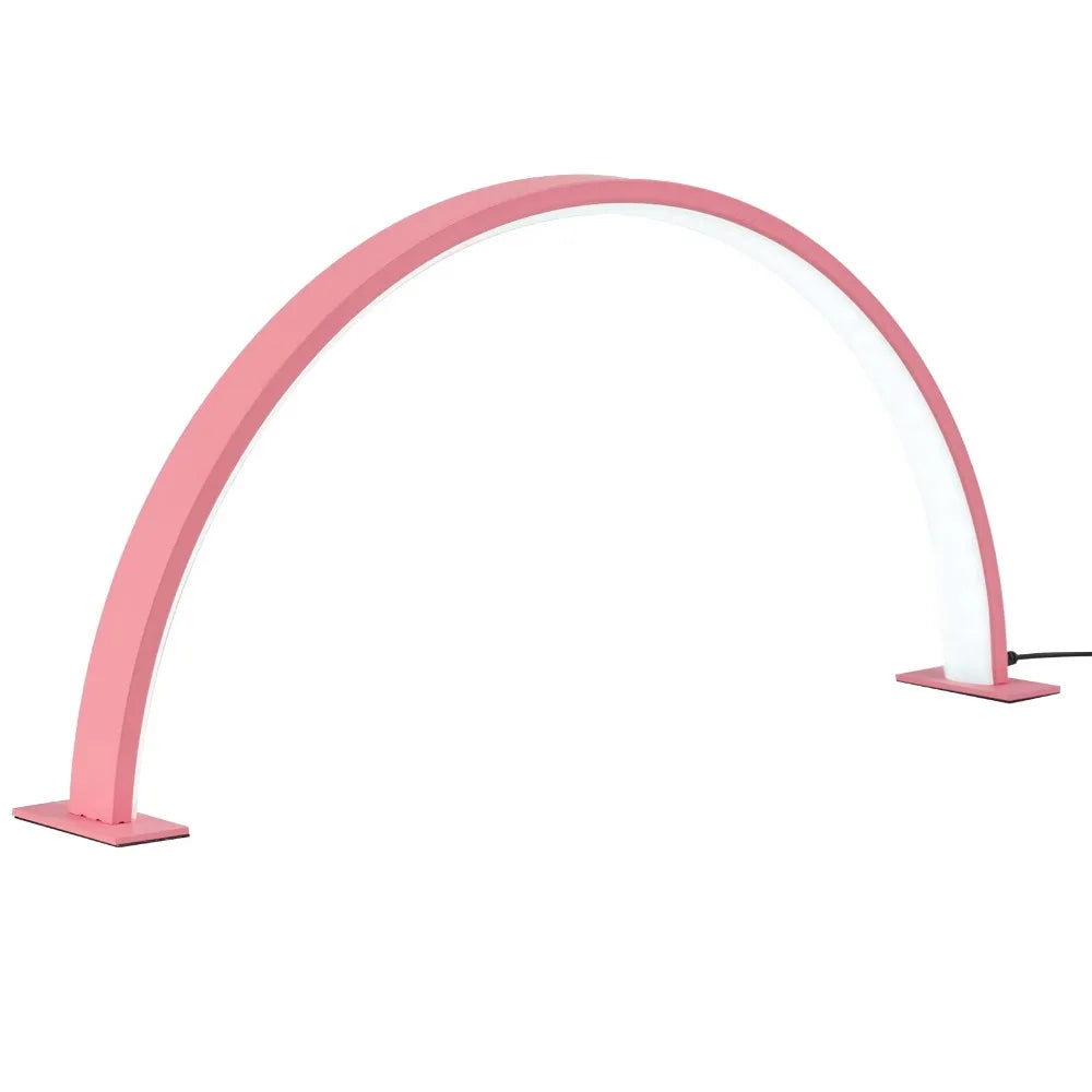 Dimmable U-shaped Nail Lamp 3 Light Color Eye Protect Half Moon Nail Light 180-degree illumination Multi-functional