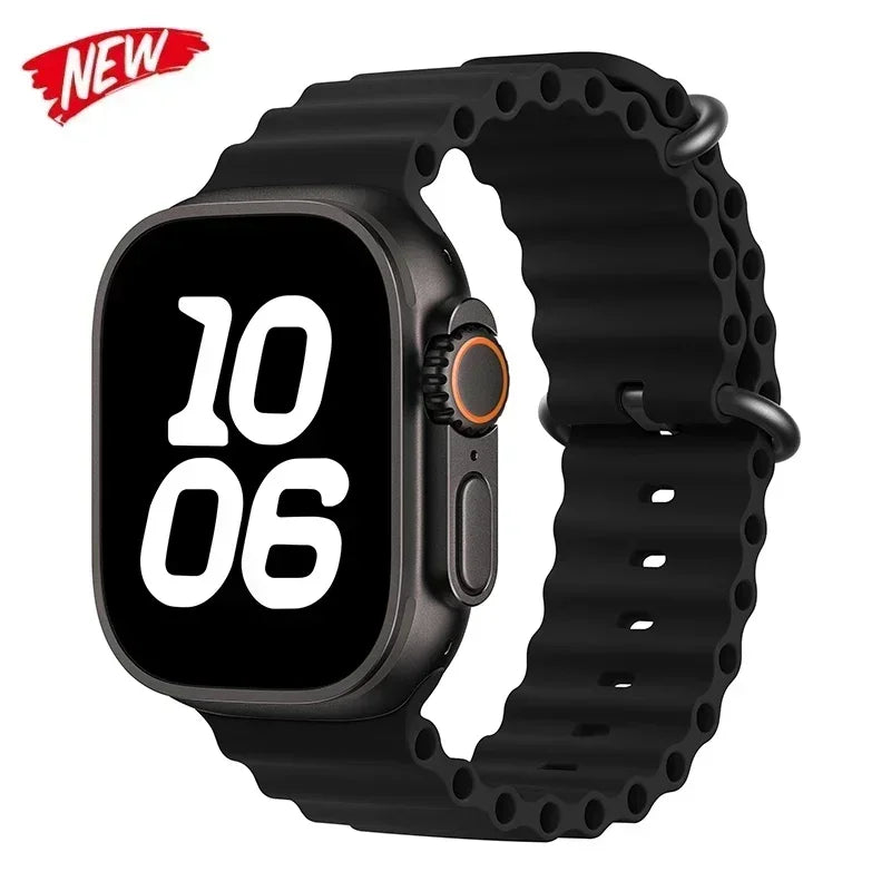 Ocean Straps for Apple Watch Band 44mm 40mm 45mm 49mm 41mm 42mm 38mm 46mm bracelet correa iWatch series 7 6 3 se 8 Ultra 2 9 10