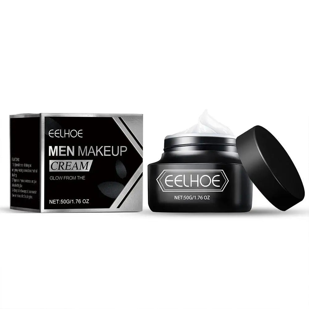 Lazy Men's Isolation Cream Invisible Pores Facial Brighten Correcting Skin Tone Refreshing Moisturizing Oil Control Cosmetics