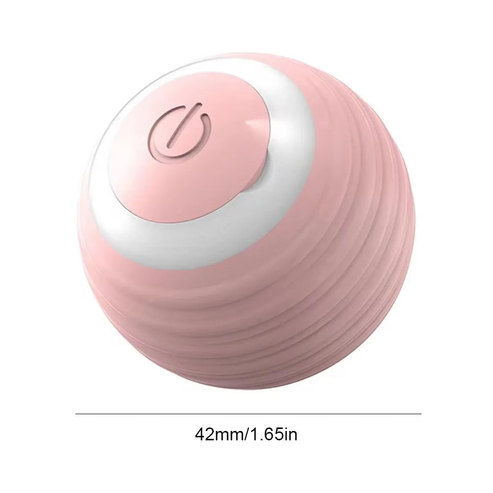 Cat Toys Rechargeable Pet Interactive Automatic Rolling Ball Toy Cats Pet Products New Electric Dog Ball Toy Simulated Tail for