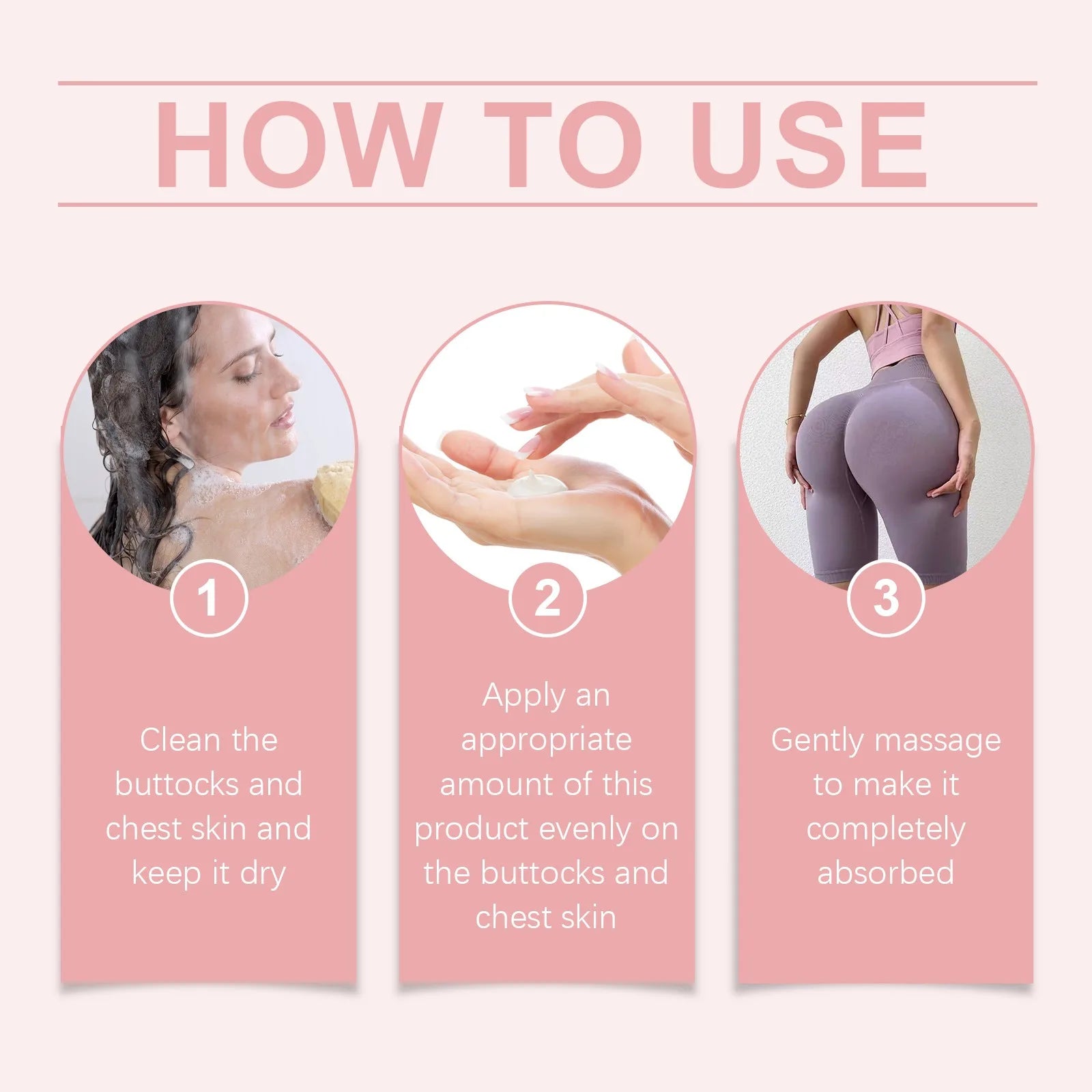 nlarge Hip Firm Cream Fast Grow Plump Butt Nourish Moisturize Big Ass Prevent Sag Enhance Sexy High Hip Cream for Buttock Care
